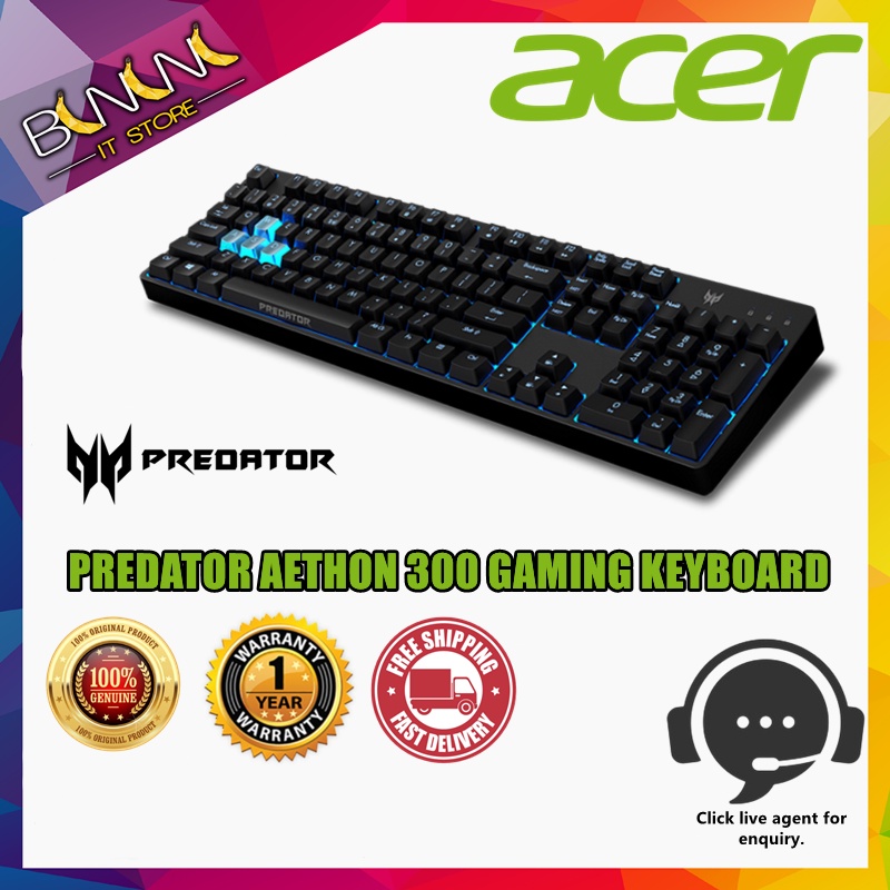 ACER PREDATOR AETHON 300 GAMING KEYBOARD Shopee Malaysia