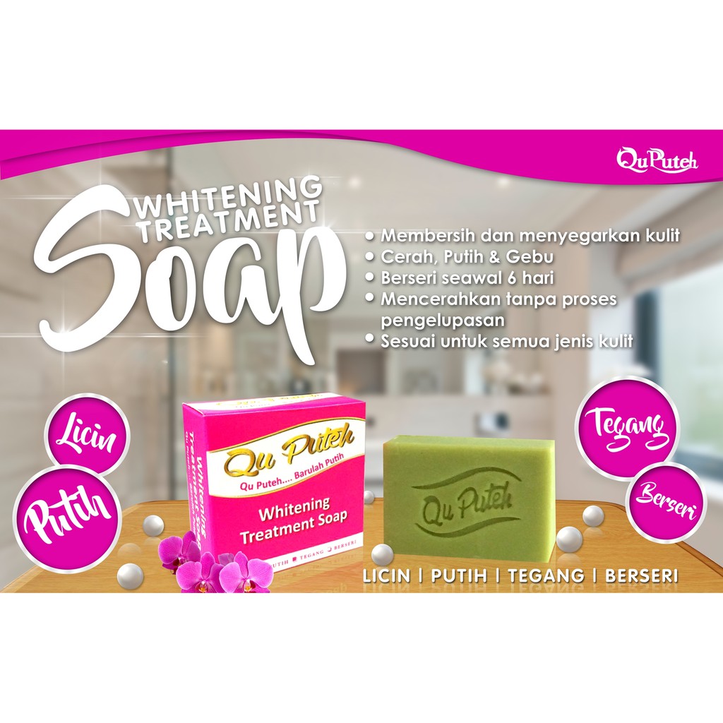 Vida Qu Puteh Whitening Treament Soap Shopee Malaysia