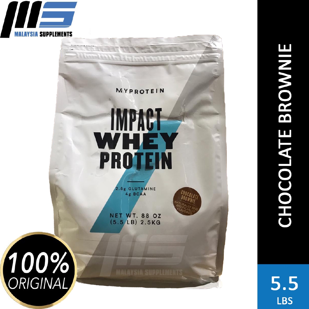 My Protein Impact Whey, 5.5lbs Whey Protein Powder, Muscle Building, Lean Muscle, Susu Gym
