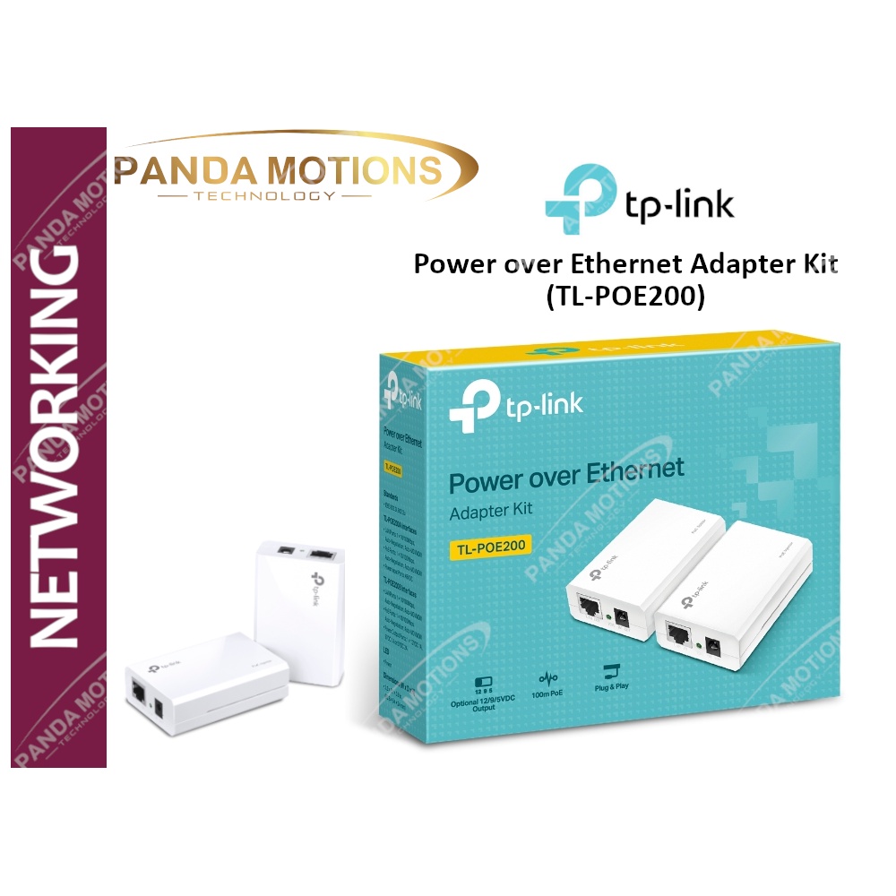 TPLink Power over Adapter Kit (TLPOE200) Shopee Malaysia