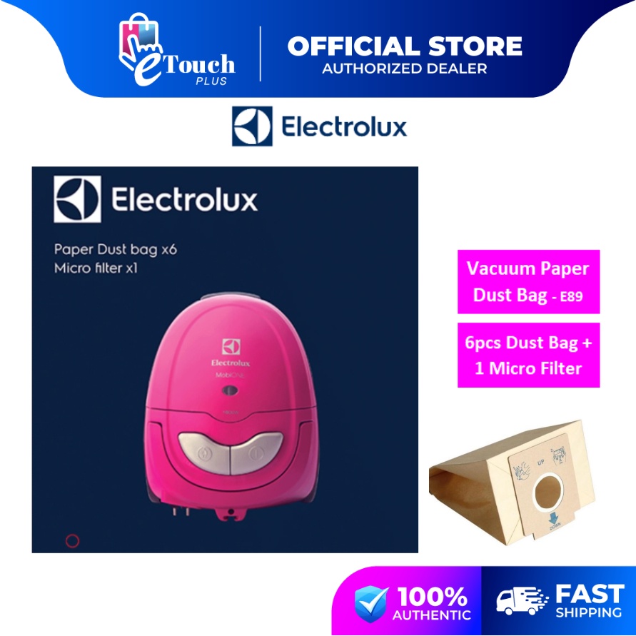 Electrolux Vacuum Dust Bag E89 For Z2099/Z2100/ZMO1530 (1 Pack