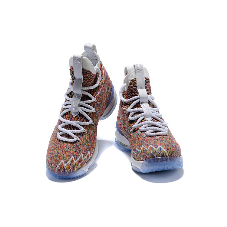 lebron 15 fruity pebbles white