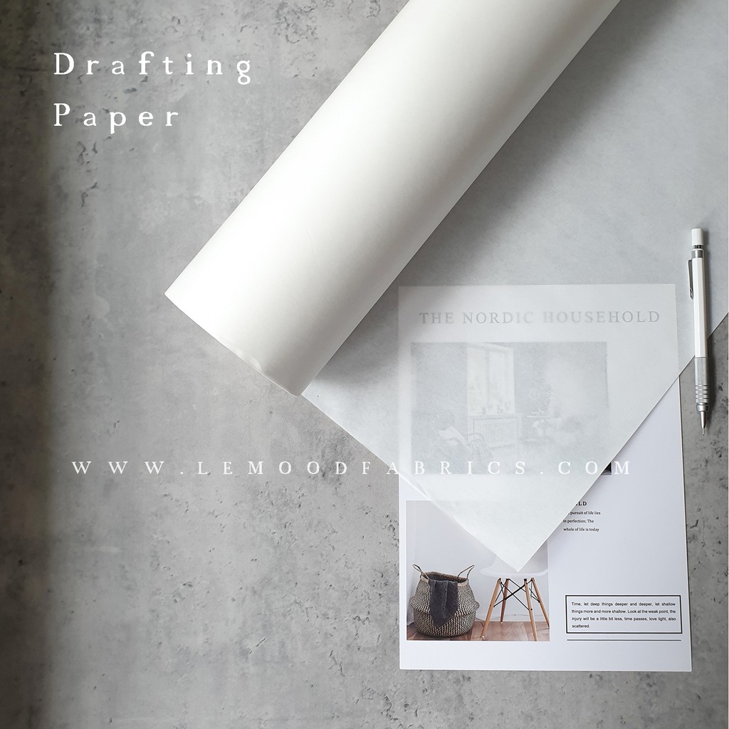 50 Meter Drafting Paper (1 Roll) Tracing Paper Pattern Paper Pattern