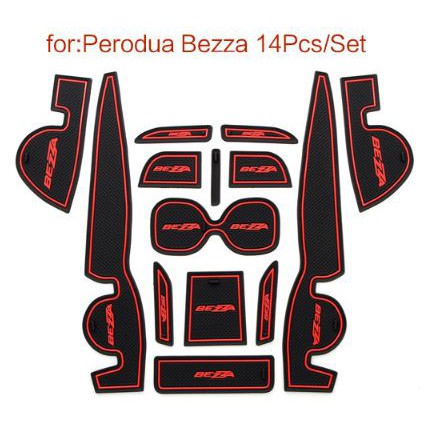 Perodua Bezza Interior Slot Mat Anti Slip  Shopee Malaysia