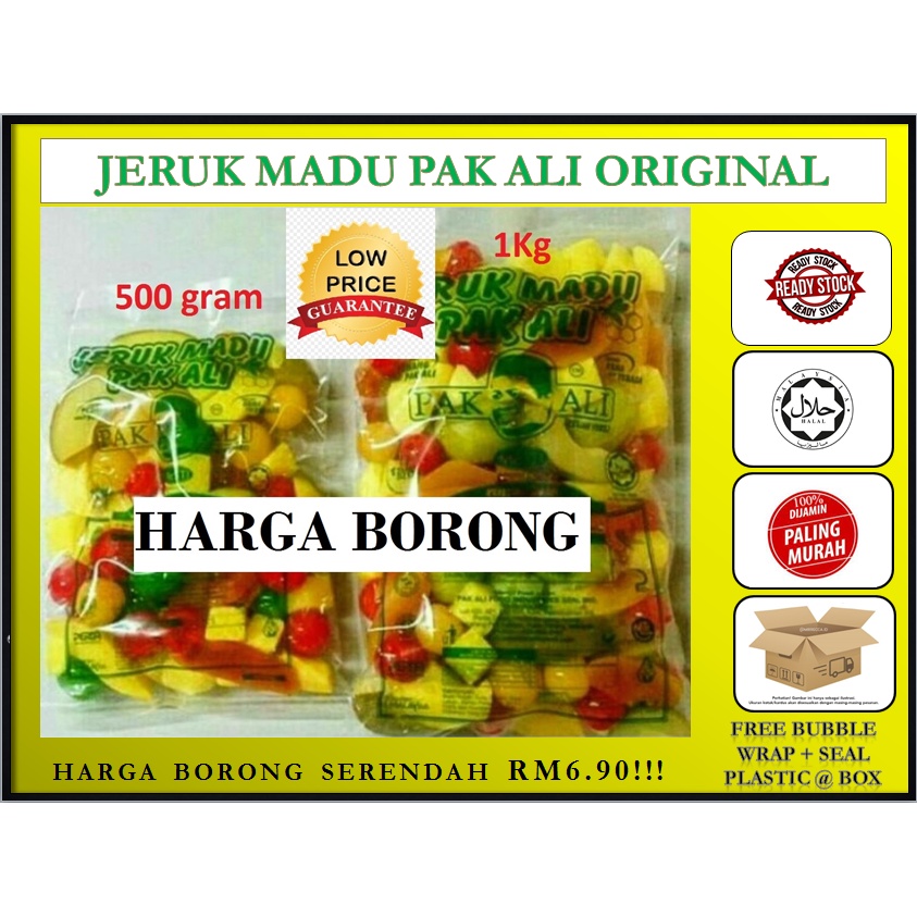 Buy Jeruk Madu Pak Ali Borong Terus Dari Kilang Harga Borong Jeruk Campur 500gram Free Bubble Wrap Box Seetracker Malaysia