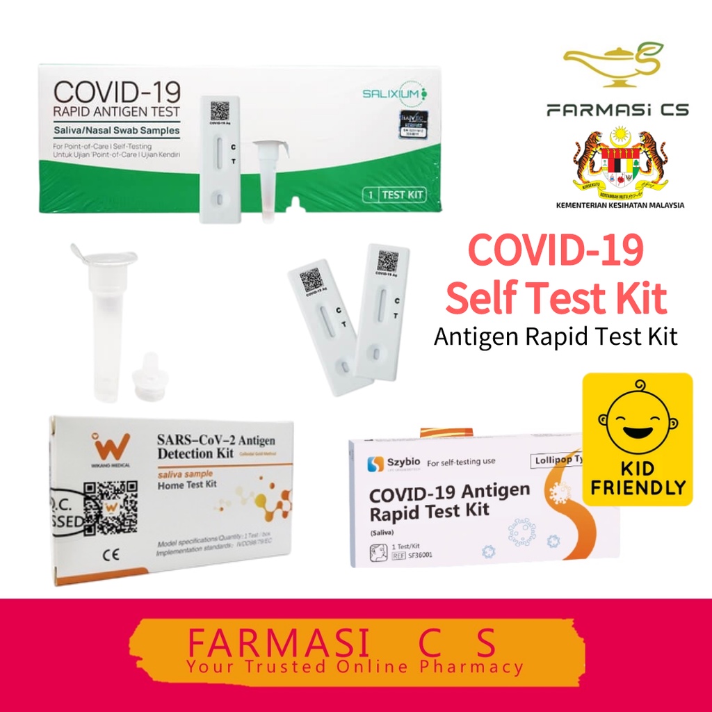 Rapid Antigen Covid-19 Test Kit 1 Box (Home use self kits RTK-Ag RTK Ag ...