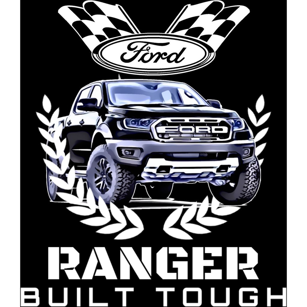 Ford Ranger Car Club Racing Parts Car Club Logo Unisex Graphic T Shirt Shopee Malaysia