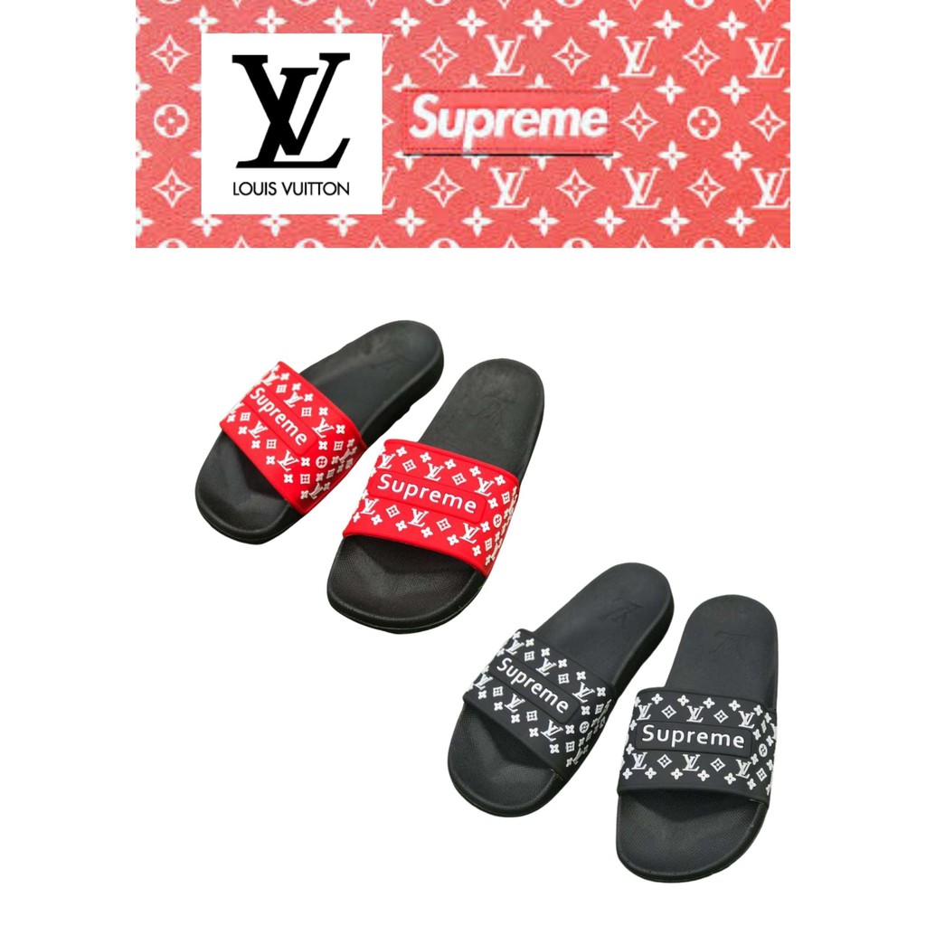 supreme lv slippers