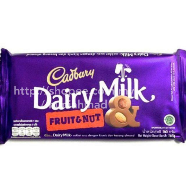 Cadbury Dairy Milk 165gm Coklat Premium Harga Murah Shopee Malaysia