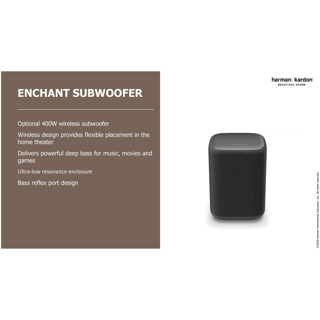 harman kardon enchant sub
