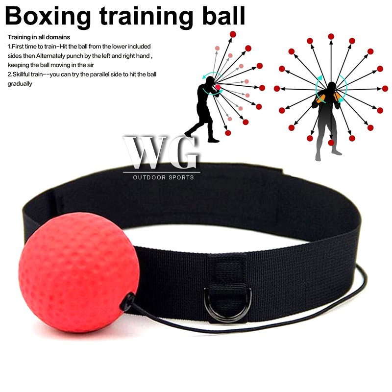 head mounted reflex ball