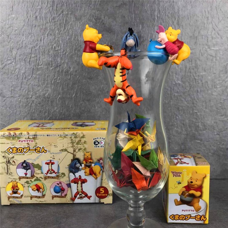 Winnie The Pooh Hanging Doll Pokemon Go Pikachu Tea Friendship Toy Zhama 小熊维尼杯挂公仔宠物小精灵皮卡丘茶友杯缘手办装饰摆件挂件玩具 Shopee