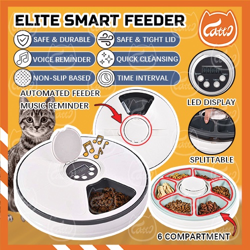 Catto Elite Smart Pet Automatic Feeder Automatic Pet Feeder With Timer