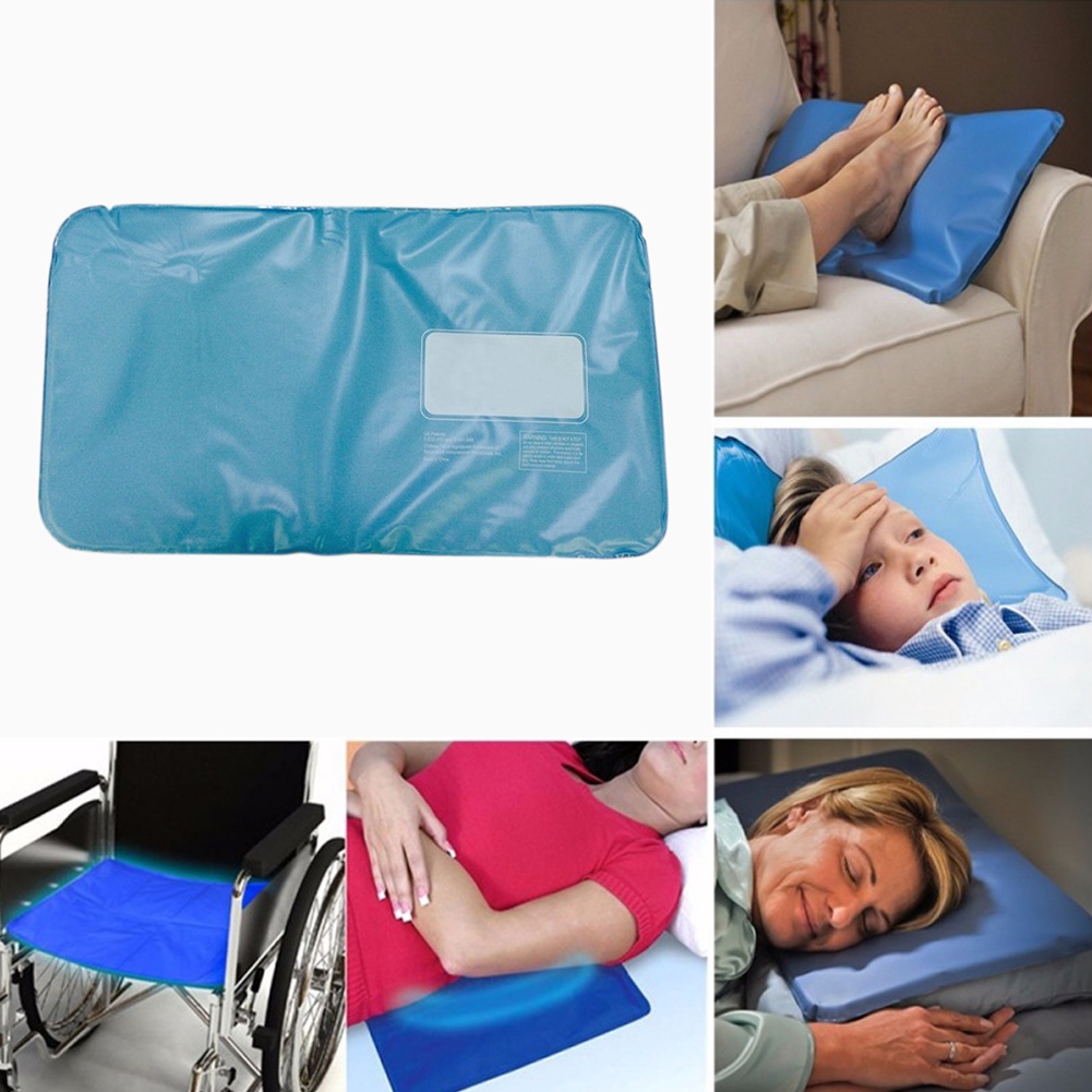 Cold Therapy Cooling Pillow Insert Sleeping Aid Pad Muscle Relief