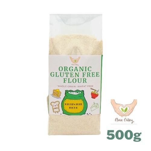 Clean Eating Organic Gluten Free Flour Tepung Bebas Gluten Organik 500g Halal