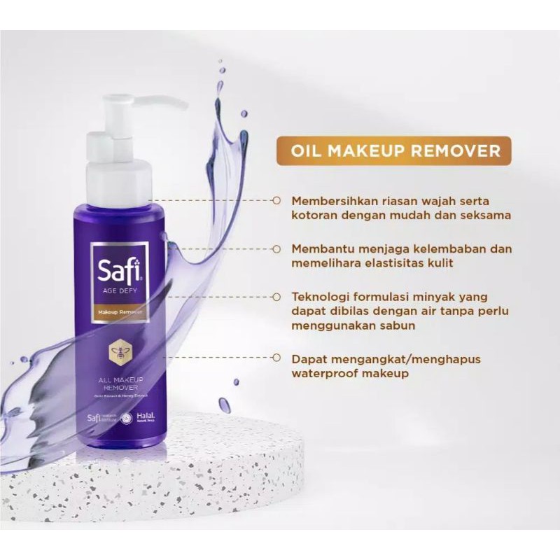 safi age defy makeup remover