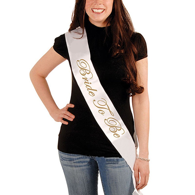 Bride To Be Diy Bridal Sash Bachelor Party Women Decor Wedding