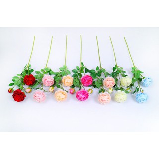 Artificial decor bunga pelamin  peony rose bunga  hantaran 