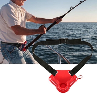 Fishing Waist Belt Shoulder Harness Vest Adjustable Boat Fishing Rod Holder Support 