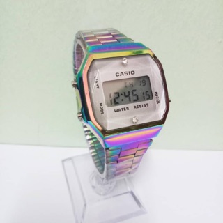 casio touch watch rainbow