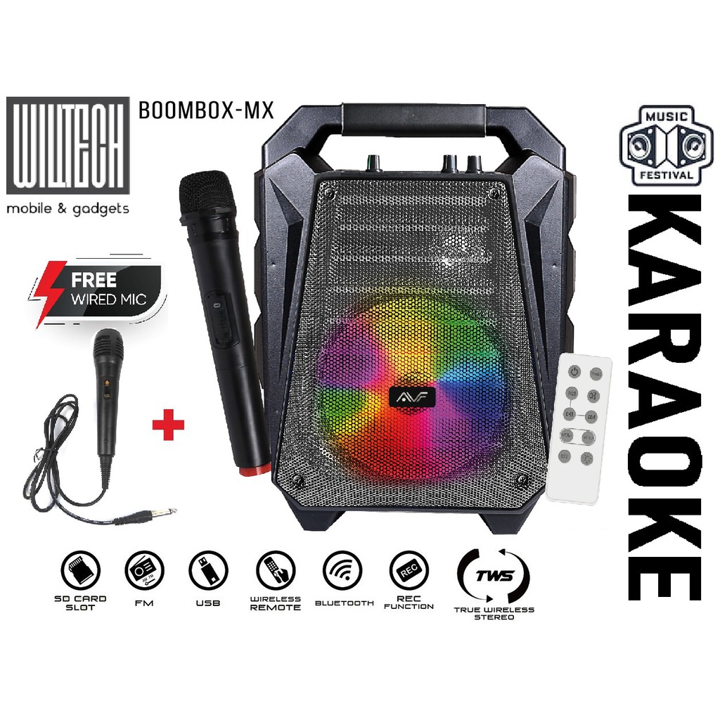 mx 8 inch multimedia speaker