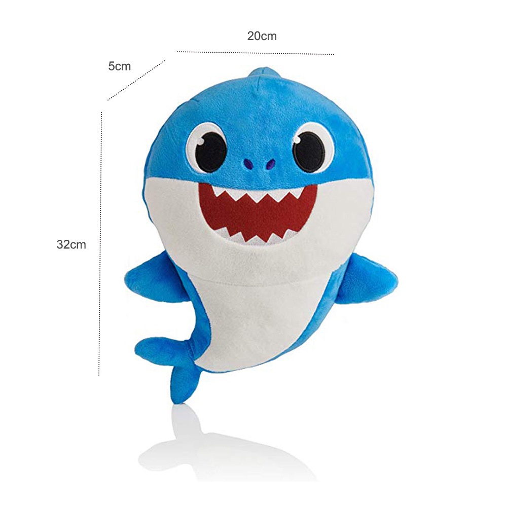 Baby Singing Sharking Plush Enjoyfeel Soft Music Sound Baby Doll Cartoon  Stuffed Plush Toys Singing English Song for Boy | Shopee Malaysia
