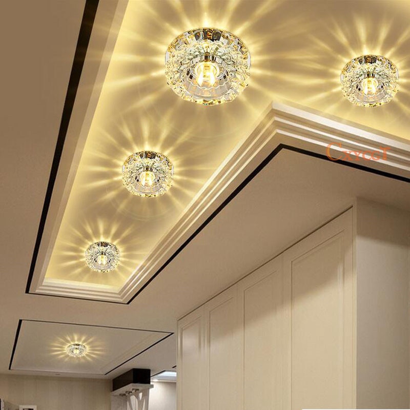 Flush Mount Small Led Ceiling Light For Art Gallery Decoration Front Balcony Lamp Porch Light Corridors Light Fixture