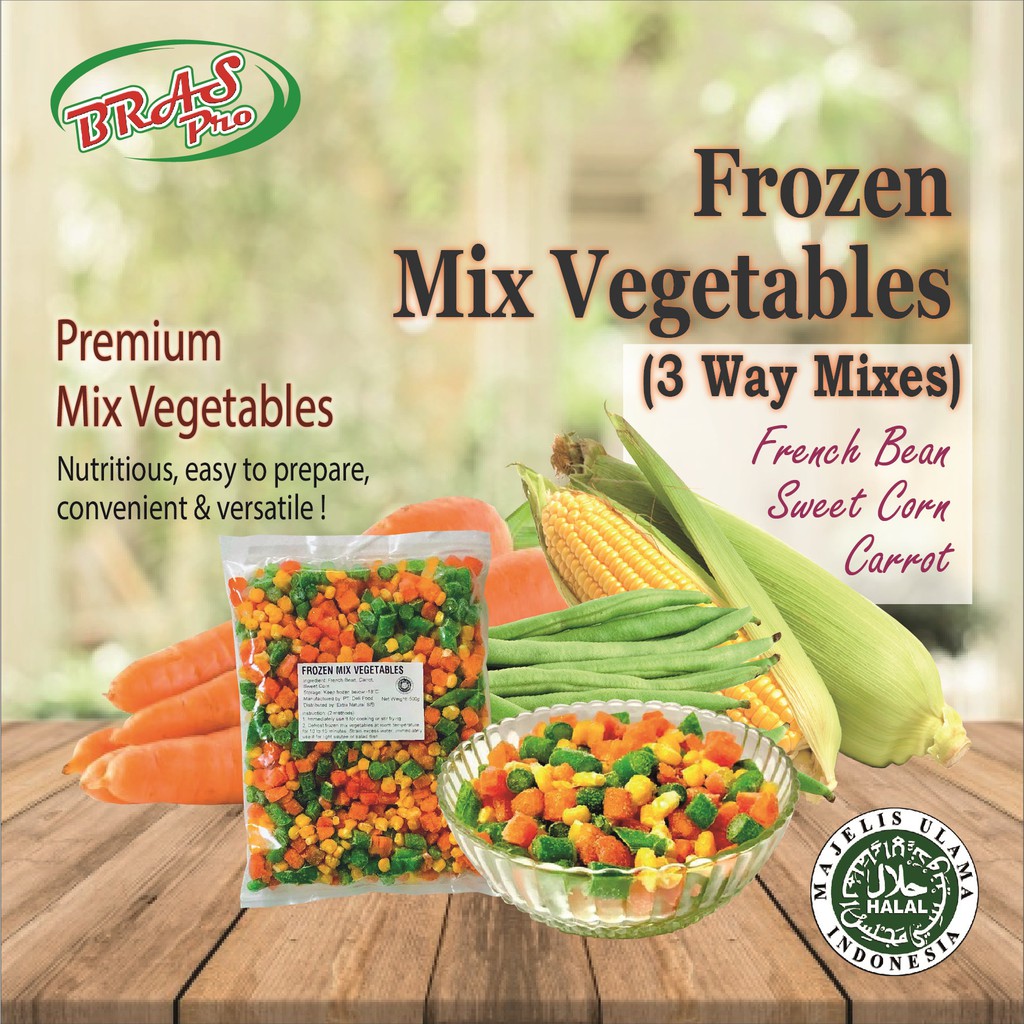 Braspro Frozen Mix Vegetable (PM 1ST FOR OUTSTATION ...