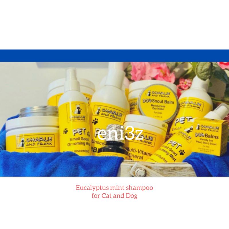 Charlie and Frank Pet Shampoo, Eucalyptus 473ml Shopee Malaysia