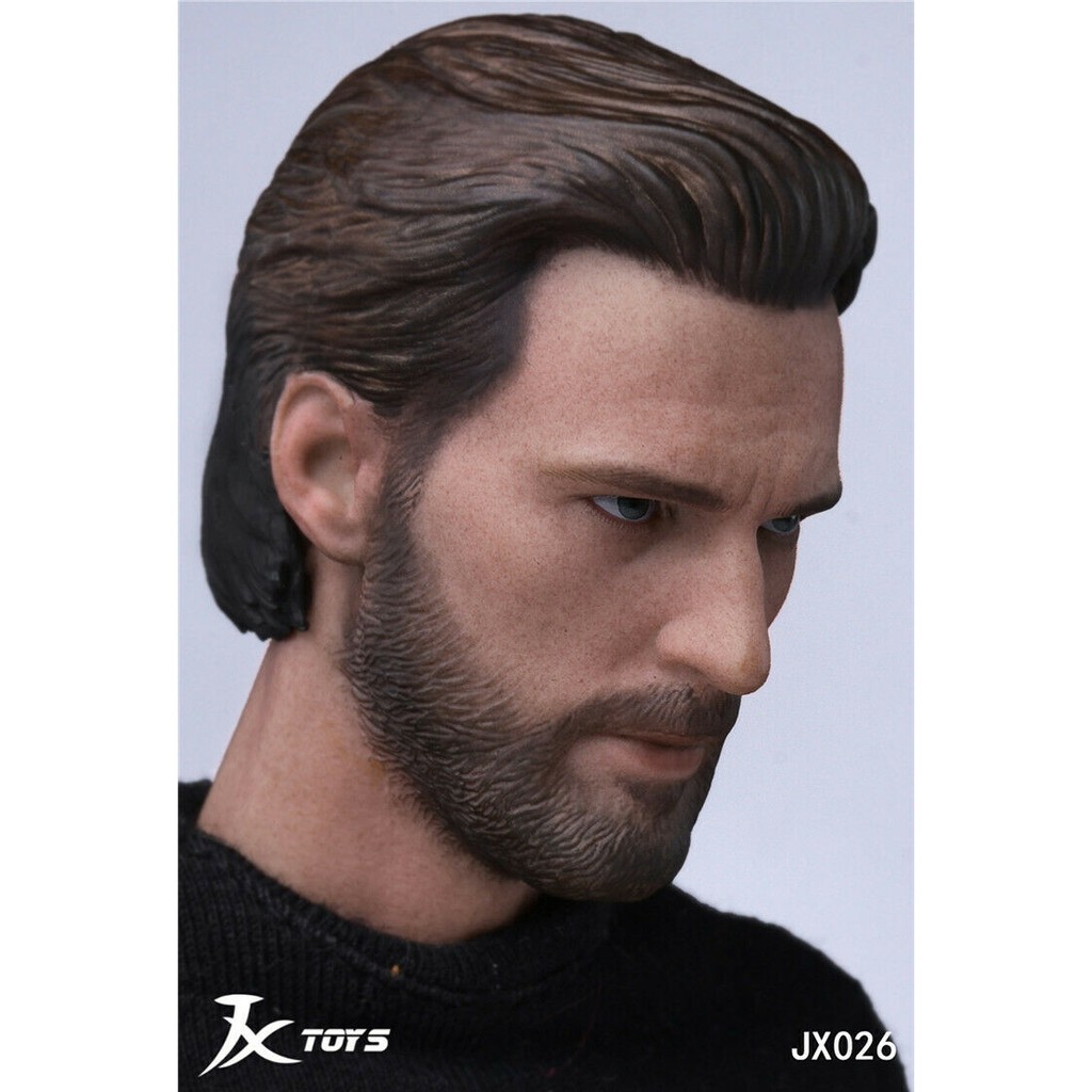 1/6 Male Head Sculpt Model Captain Chris Evans Golden Hair F 12" Figure Body