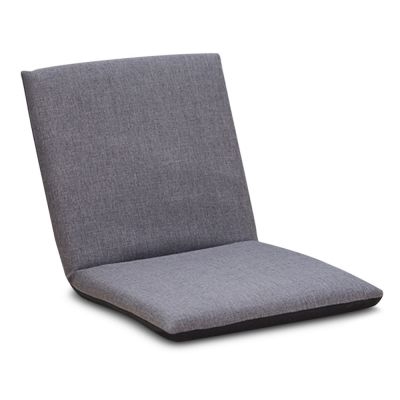 Foldable Floor Chair Adjustable Relaxing Lazy Sofa Seat Cushion Lounger Gray Shopee Malaysia
