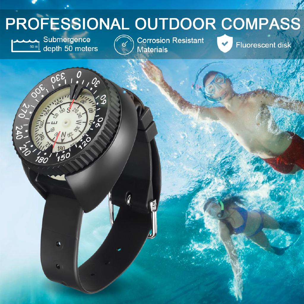 Outdoor Professional Compass Diving Compass Waterproof Navigator
