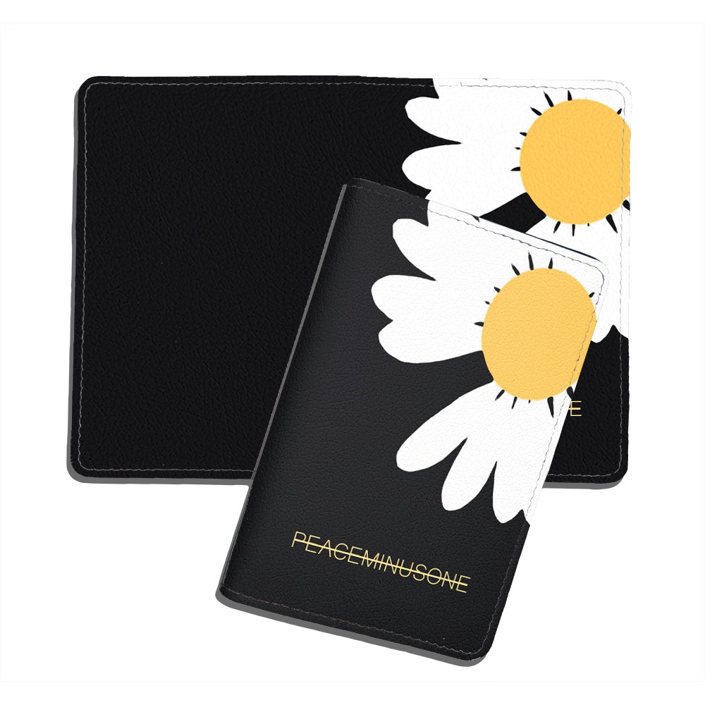 Peaceminusone passport case black | myglobaltax.com