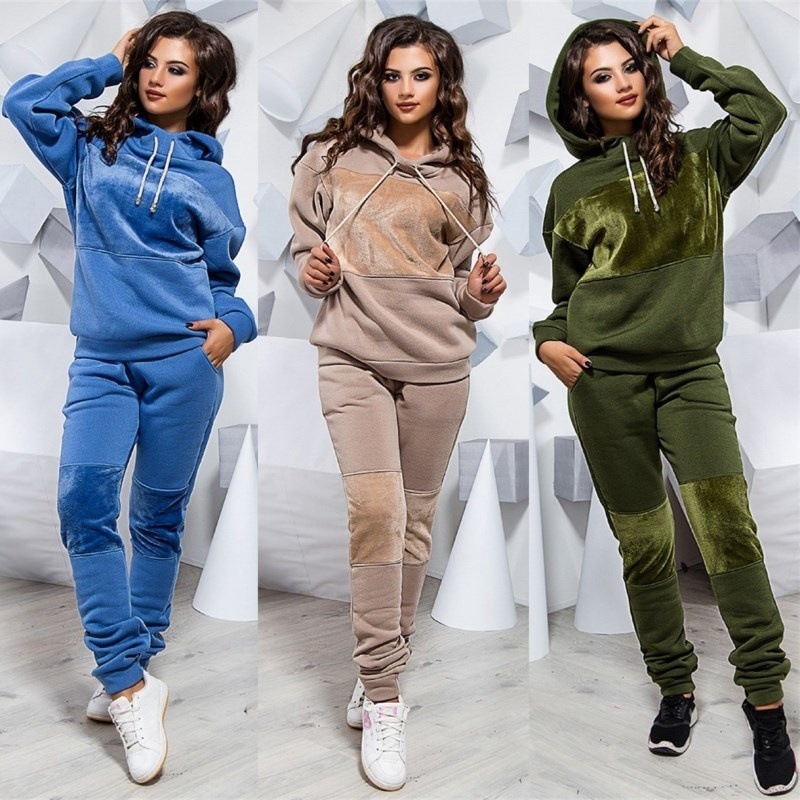 ladies khaki tracksuit