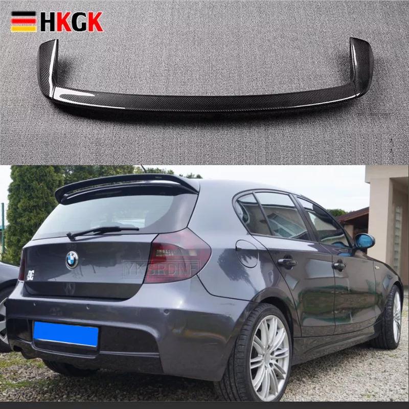 E87 E81 AC Style Rear Roof Lip Spoiler Wing Carbon Fiber for BMW 1