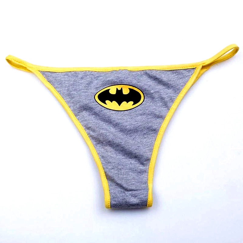 Sexy Woman Superhero Batman Captain Superman Cartoon Underwear Thong  Panties Female | Shopee Malaysia