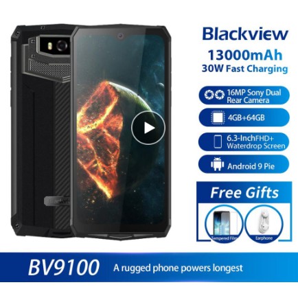 Blackview Bv9100 Smartphone 6 3 4gb 64gb 13000mah Shopee Malaysia