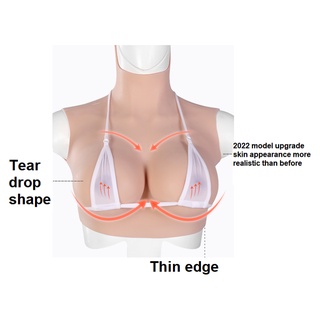 Silicone Fake Boobs Breast Forms Enhancer TV TG Crossdresser Drag Queen A-F Cup 