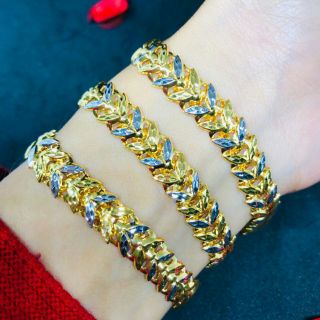  Gelang  padi dewasa  emas  916 tulen Shopee Malaysia