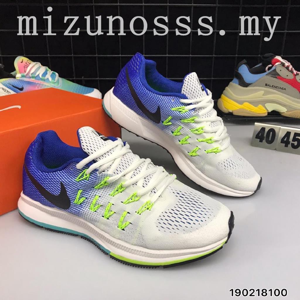 nike air zoom pegasus 33 blue running shoes