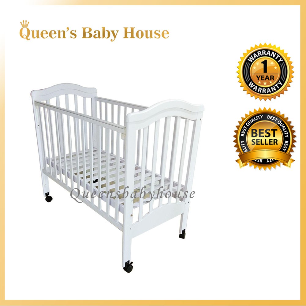 standard baby cot size