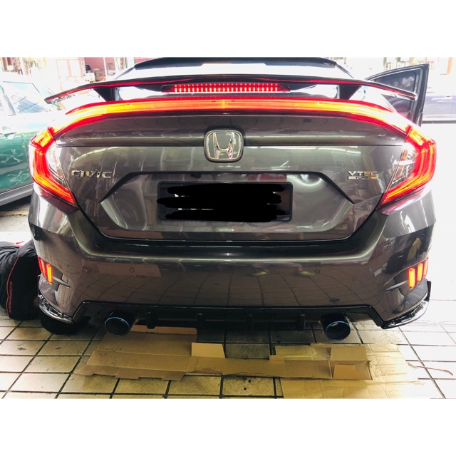 Honda Civic Fc Rs Varis Si Boot Top Spoiler Shopee Malaysia