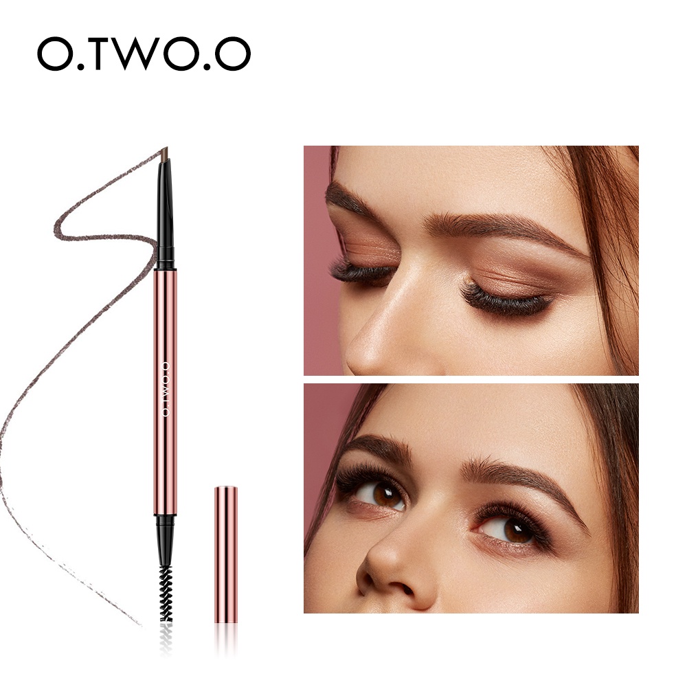 Must Have O.TWO.O Eyebrow Pencil 6 Colors Waterproof Automatic Rotation Long-lasting Double Premium Durable - Image 5