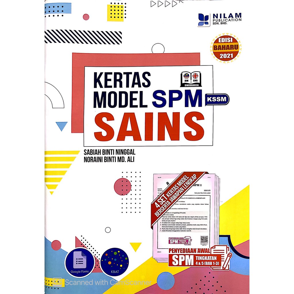 Nilam Publication Kertas Model Spm Dwibahasa Kssm 2021 Shopee Malaysia