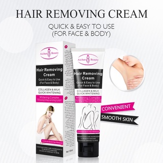 Krim Buang Bulu Muka & Badan Hair Removal Cream for Face & Body Unisex Aichun Beauty