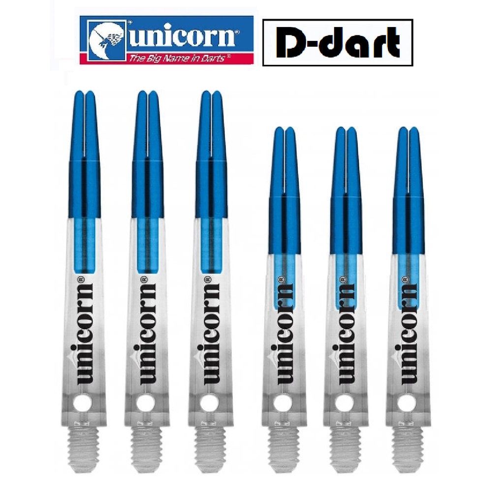 UNICORN DART SHAFT/STEM Gripper Zero Degrees Two Tone Dart Shafts