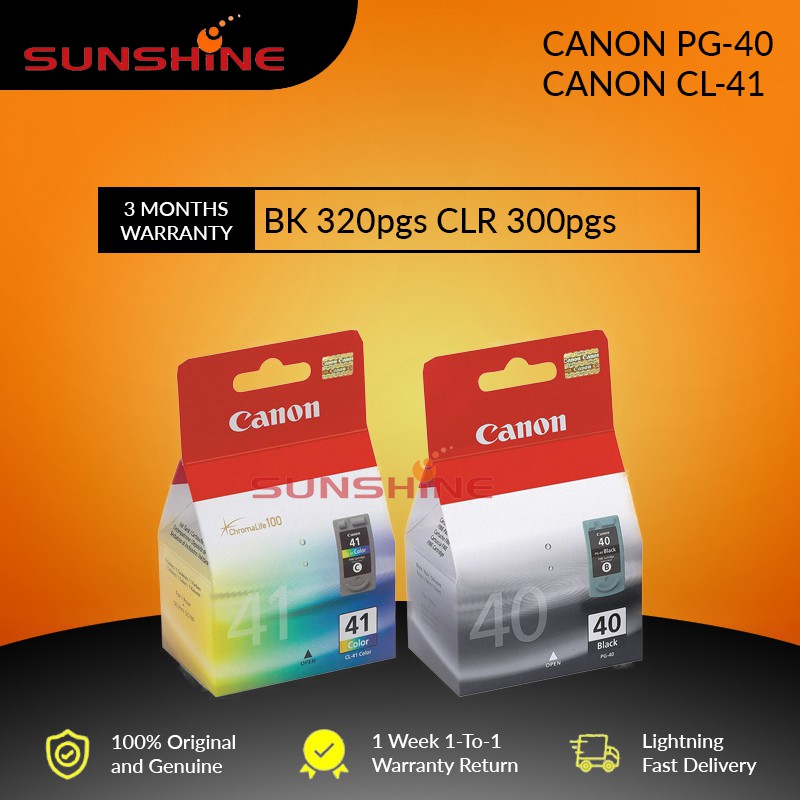 pg 40 cl 41 canon