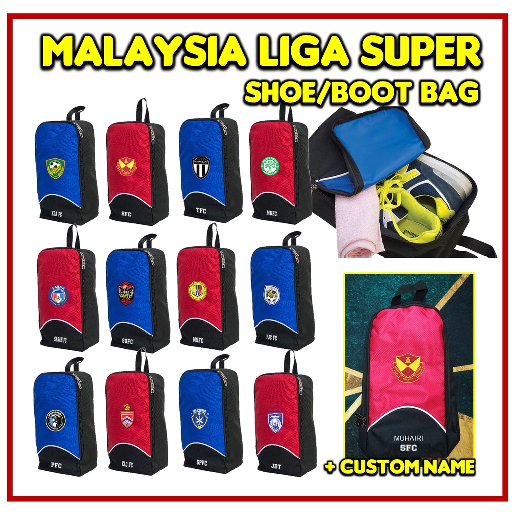 MB01 SPORT SHOE BAG LIGA SUPER TAMBAH NAMA BEG KASUT SELANGOR