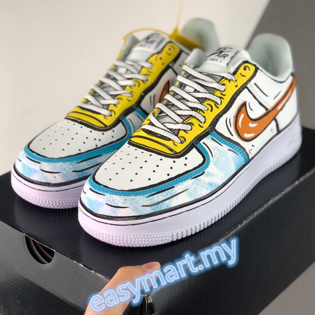 painted nike air