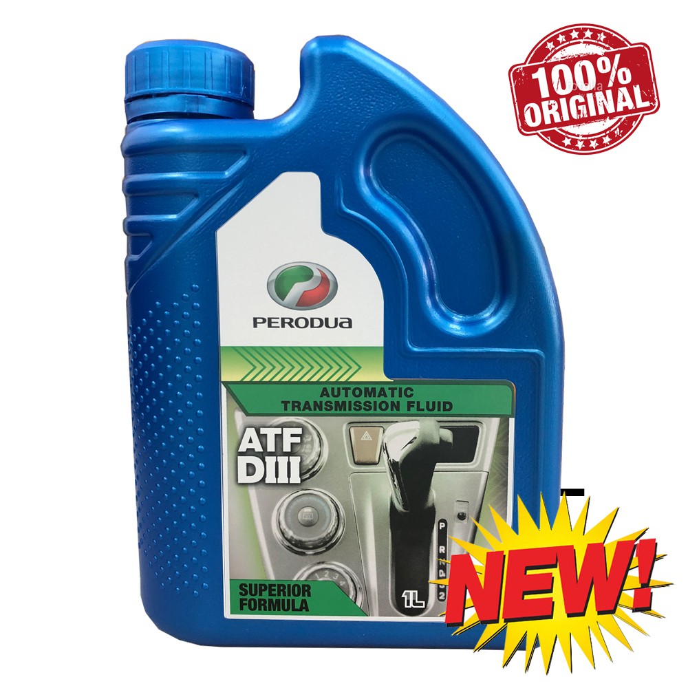 Minyak Gear Auto 1l 100 Original Perodua Atf D3 Myvi Alza Viva Kelisa Kenari Auto Transmission Fluid D 3 Shopee Malaysia